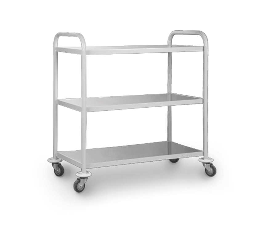 Cărucior inox-lenjerie curată