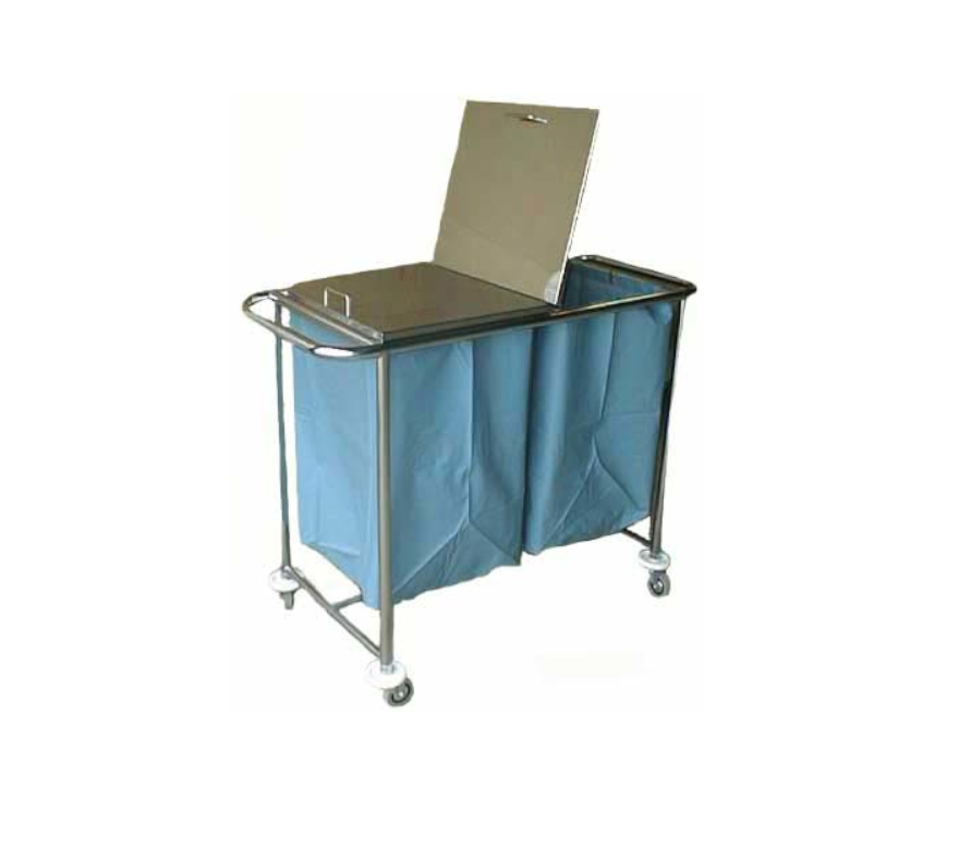 Cărucior inox-lenjerie murdară