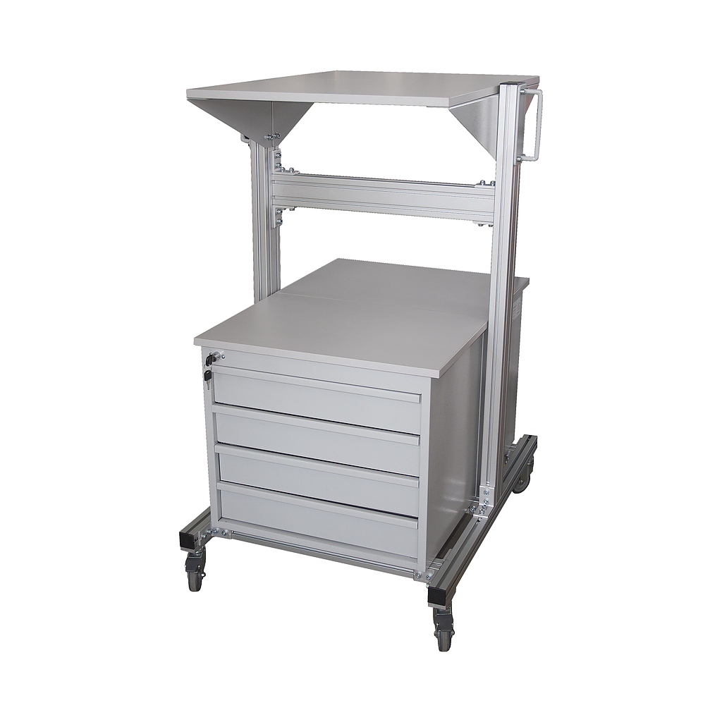 Troler cu cabinet