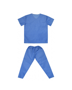 Uniforma medicala de unica folosinta-albastru